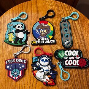 Dude Perfect Key Chains  - Lot of 6  EUC